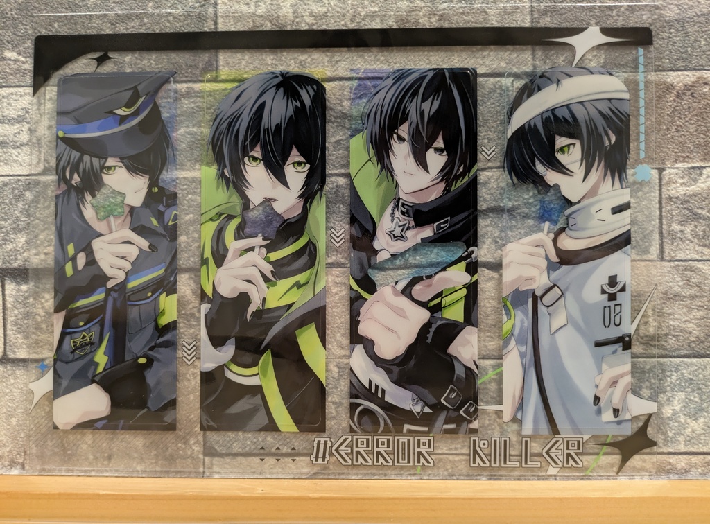 零夜クリアしおりセット(+ダイカットステッカー)