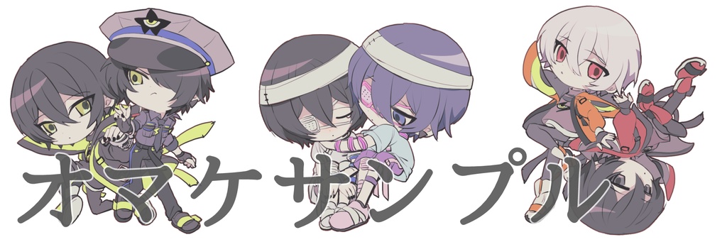 零夜クリアしおりセット(+ダイカットステッカー)