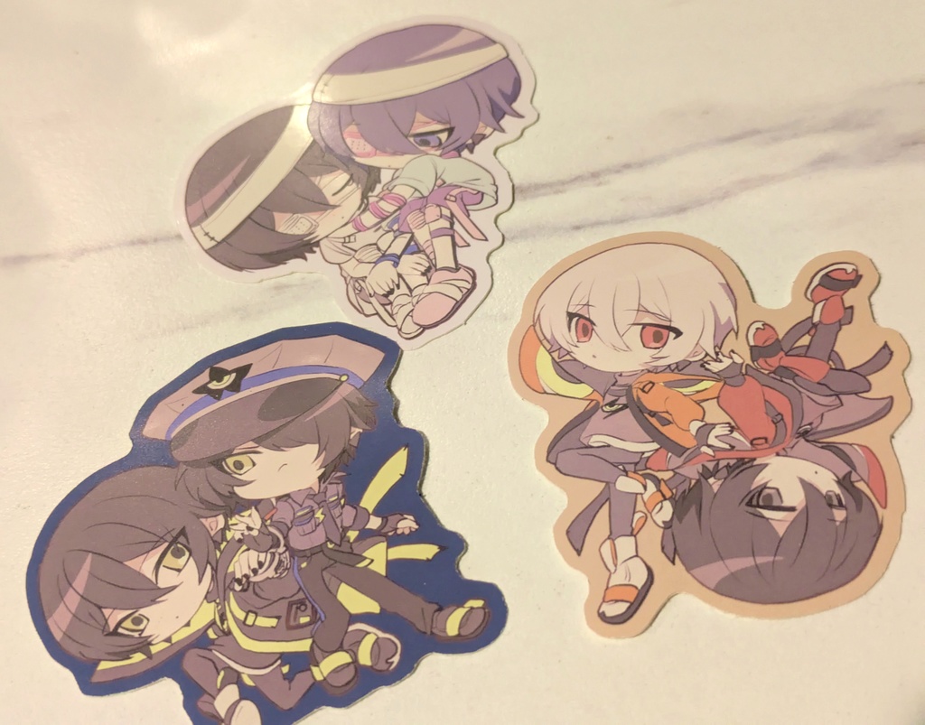 零夜クリアしおりセット(+ダイカットステッカー)