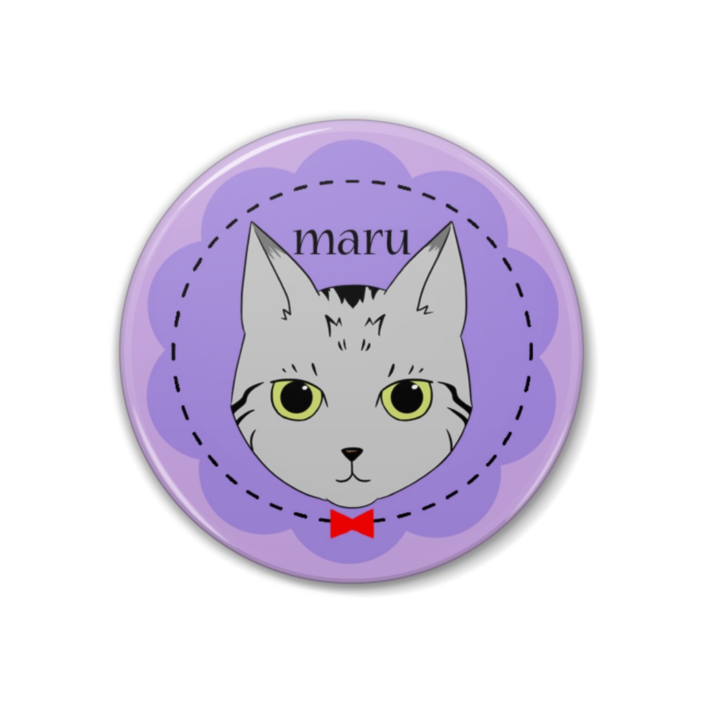 まる缶バッジ
