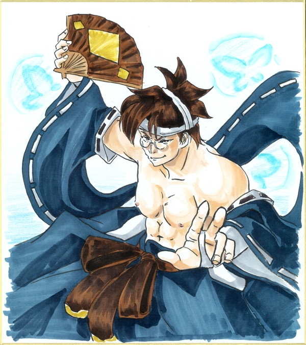 メガネの十日間2020 原画色紙