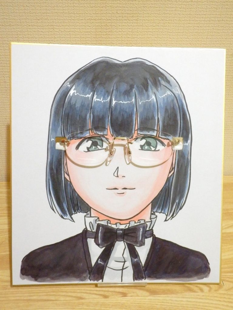 【えあさくら2】サクラキャラいろいろメガネスタンド色紙