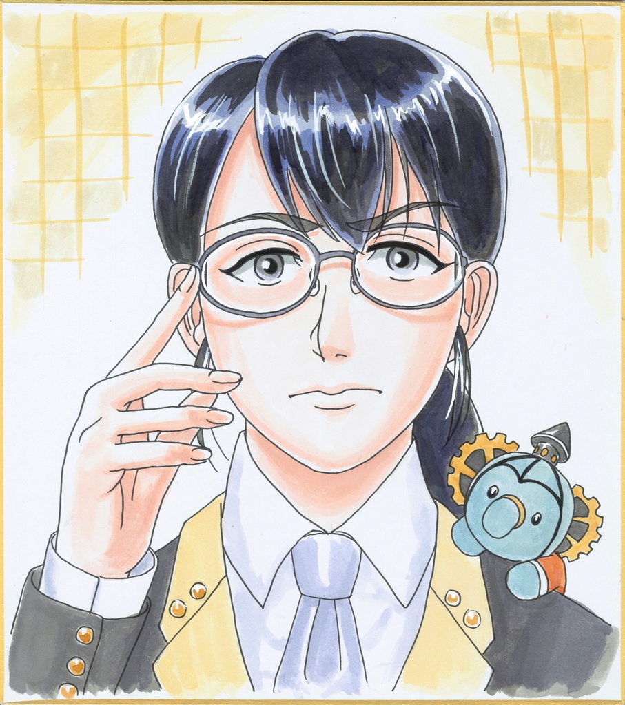 メガネの十日間2021 原画色紙