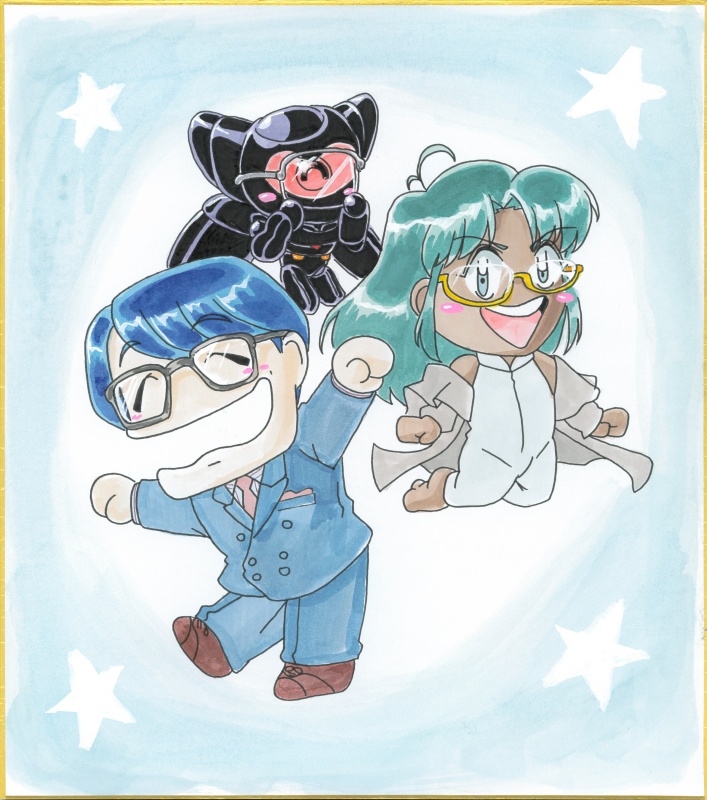 メガネの十日間2021 原画色紙