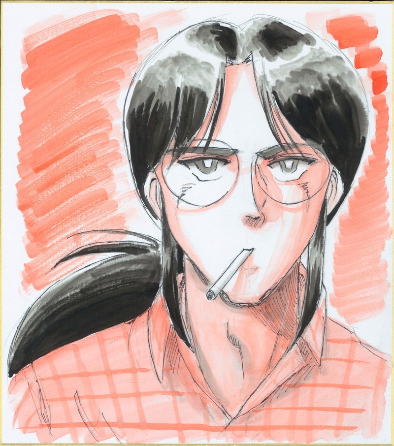 メガネの十日間2021 原画色紙