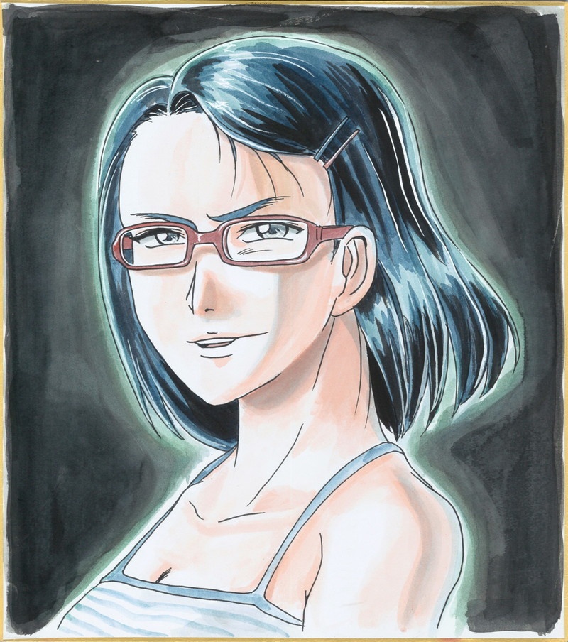 メガネの十日間2021 原画色紙