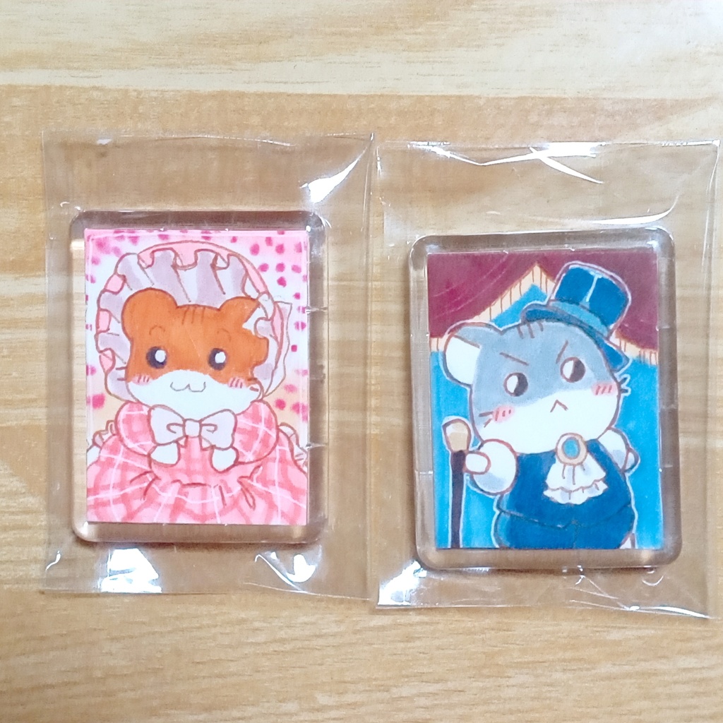 ハムスター倶楽部原画マグネット（ヨーロピアン編）