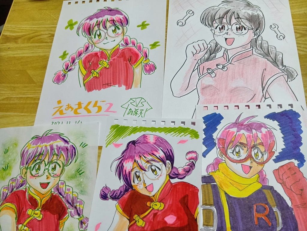 【帝国華撃団】らくがき原画【サクラ大戦1~2】