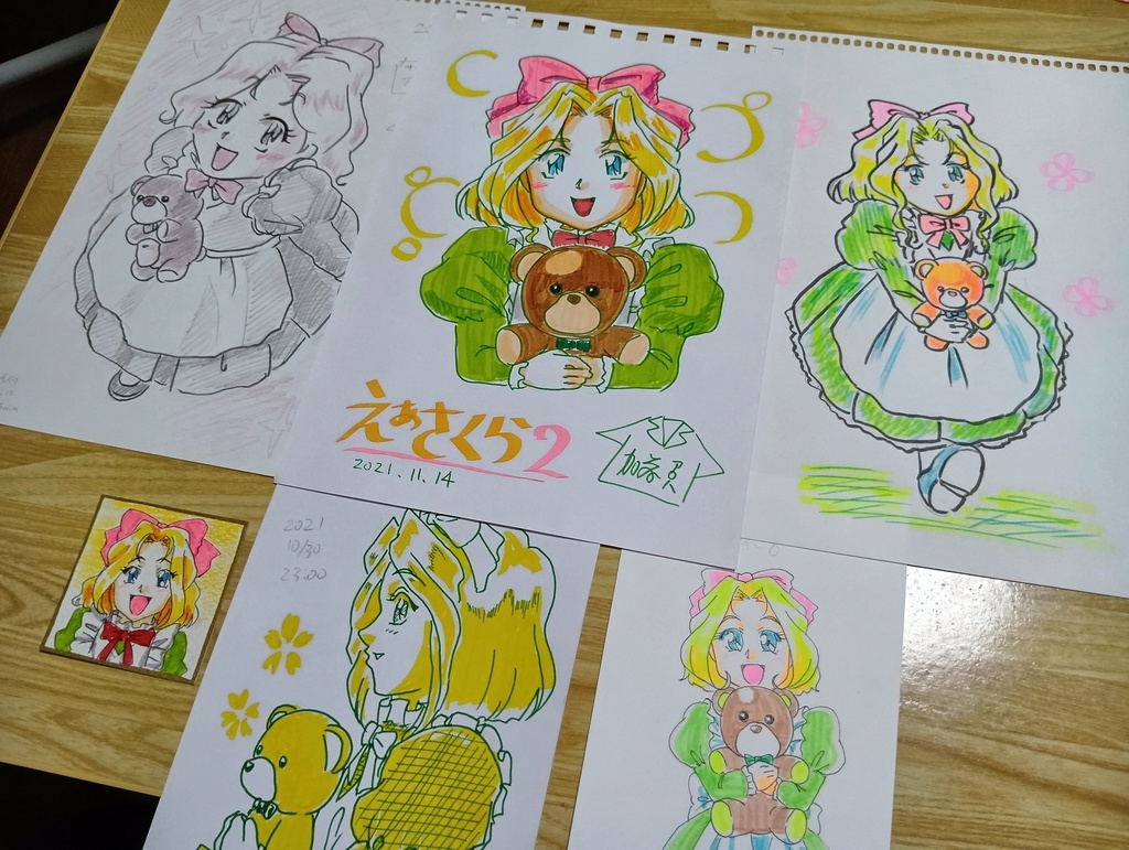 【帝国華撃団】らくがき原画【サクラ大戦1~2】