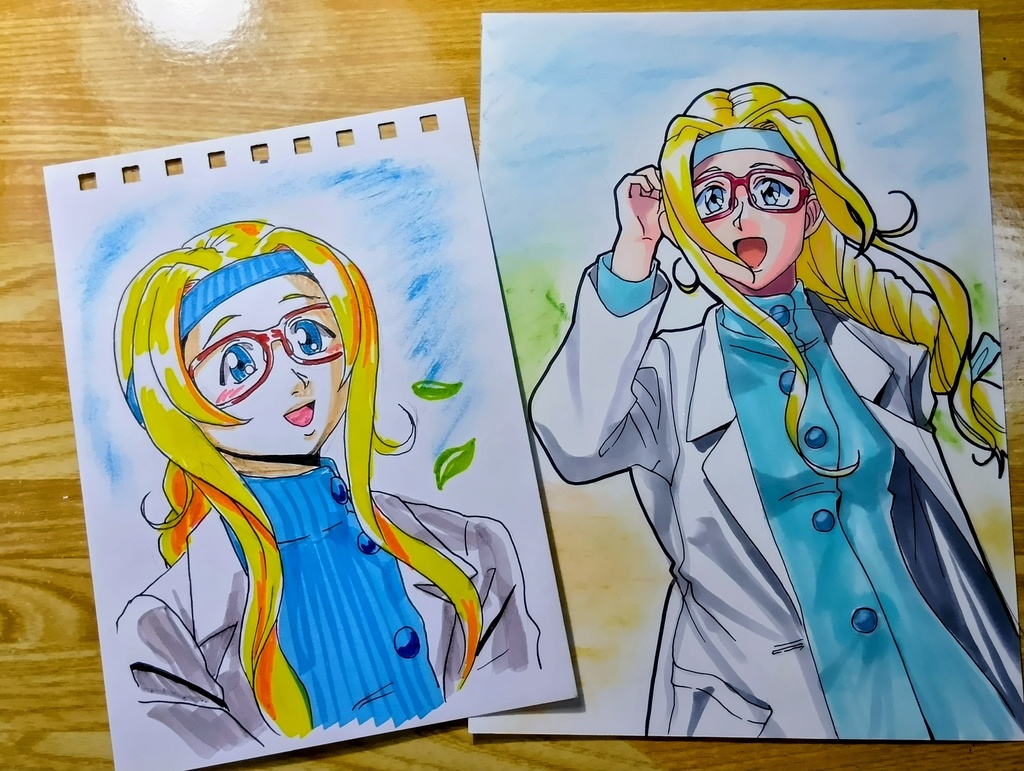 【紐育華撃団】らくがき原画【サクラ大戦V】