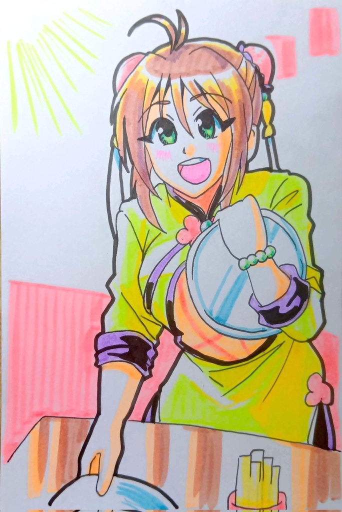 【新生帝国華撃団など】らくがき原画【新サクラ大戦】