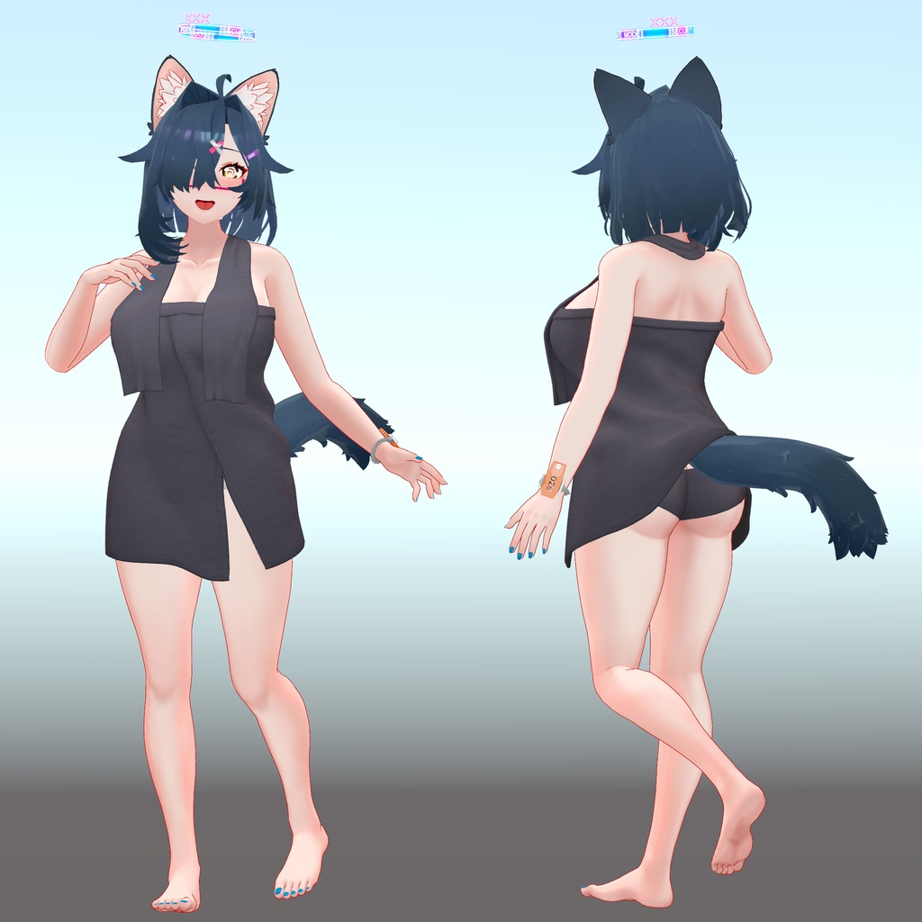 3アバター対応 バスタオル