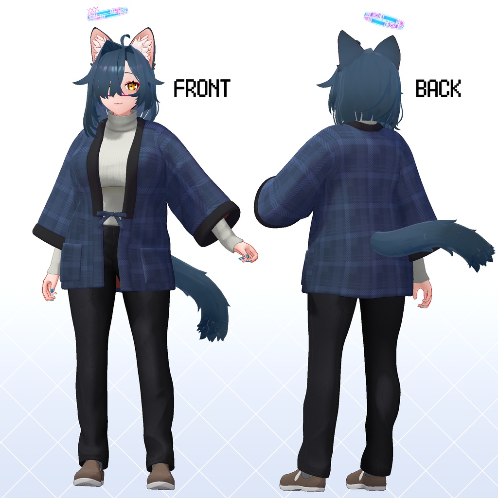 ずぼらカジュアル 【3アバター対応】