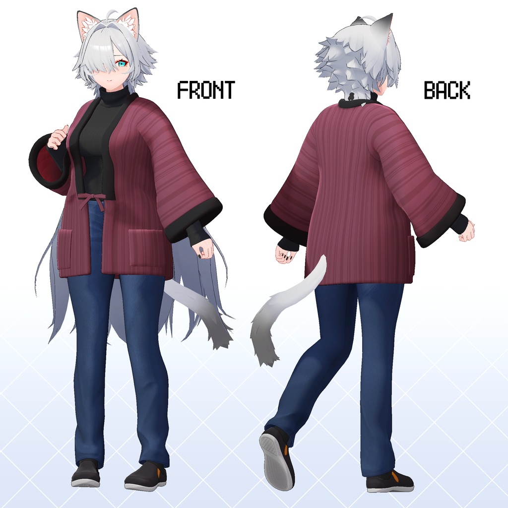 ずぼらカジュアル 【3アバター対応】