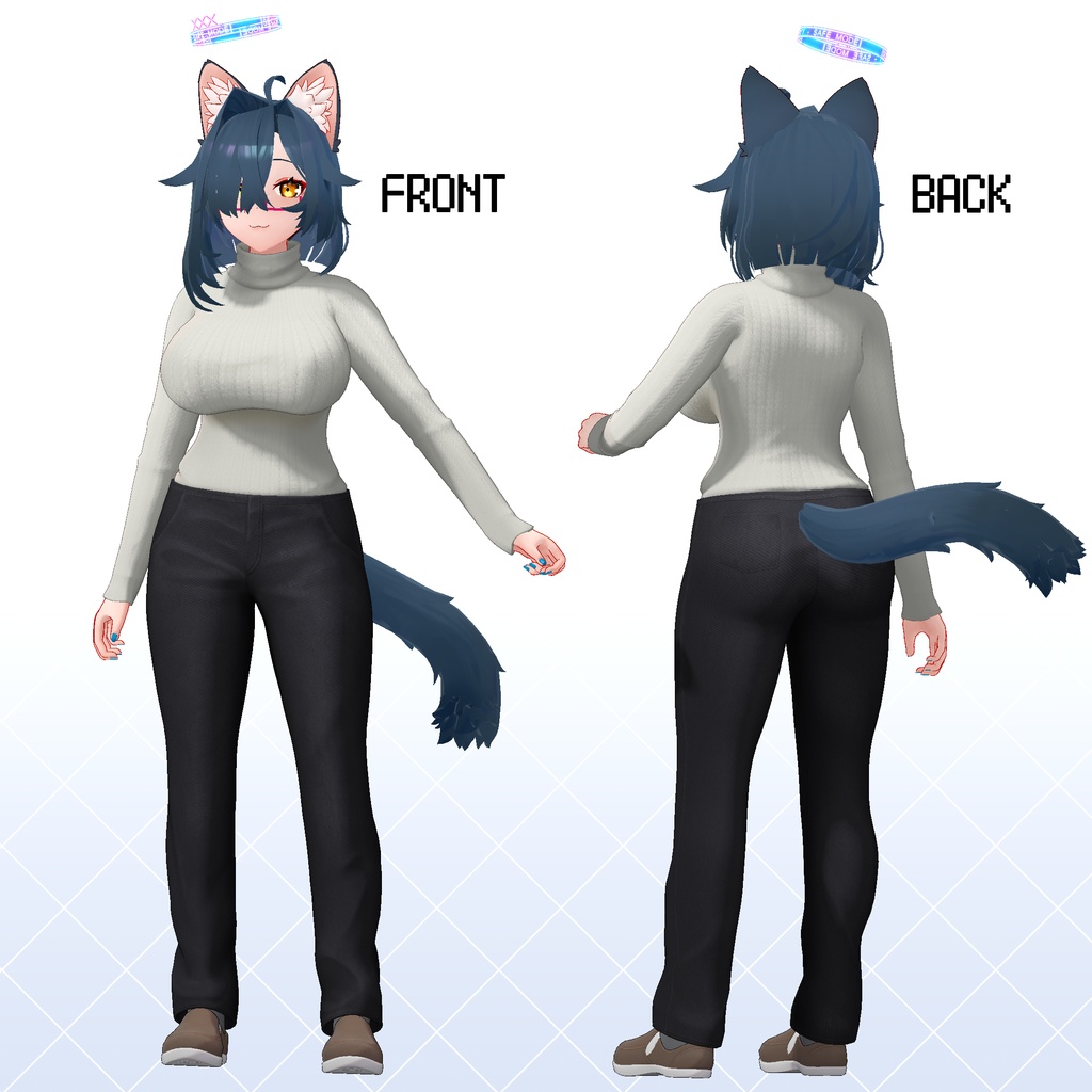 ずぼらカジュアル 【3アバター対応】