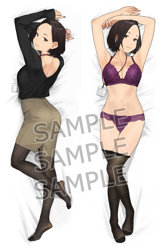 4点 がんばれ同期ちゃん 先輩さん よむ先生描き下ろし抱き枕カバー、タペストリー GAKAKU on X: 