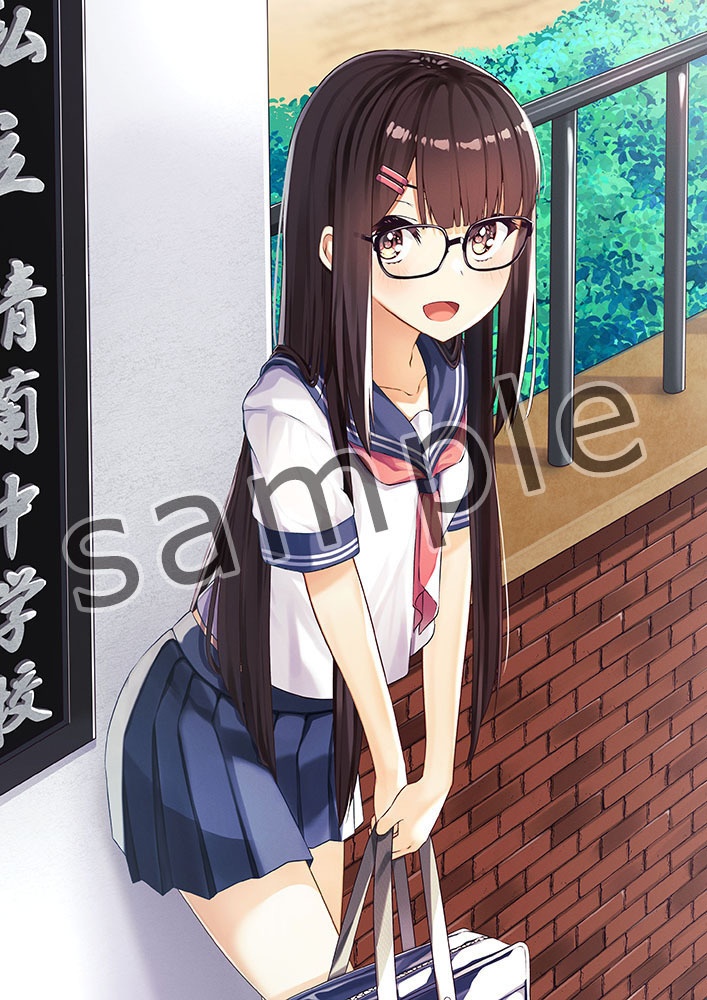 「妹×セーラー服」B2タペストリー08 BORUMETE(A:笑顔Ver)