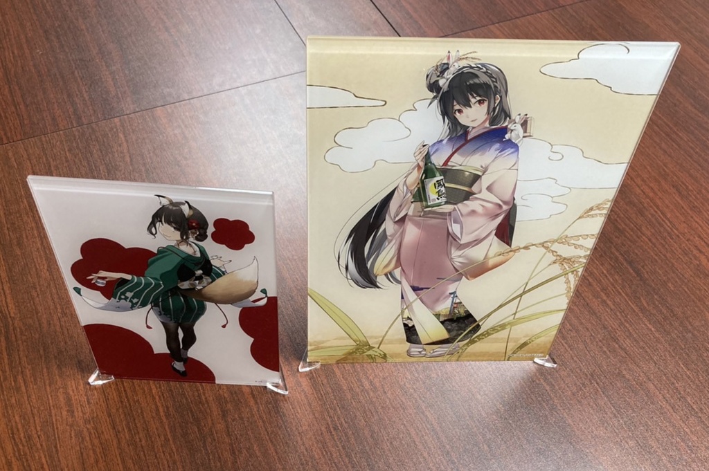 【受注生産】「よむ(緑)」オリジナルアクリルプレート