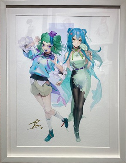 インテリアアート03 ルミナシス展 直筆サイン入り