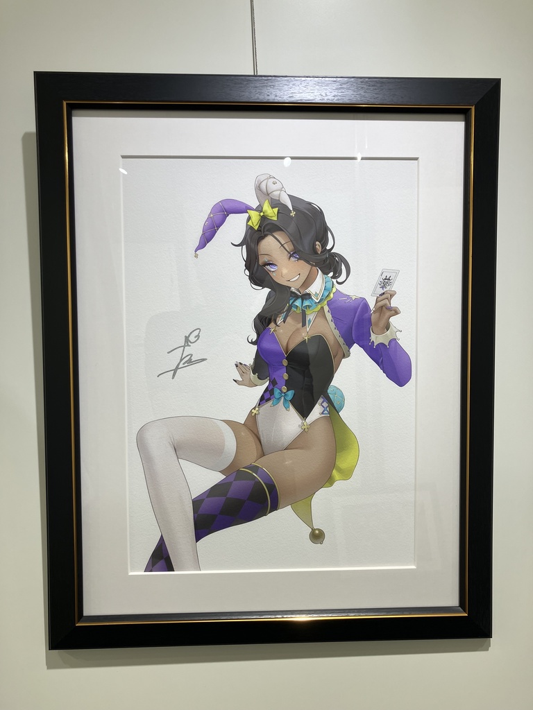 お久しぶり個展　おひBUNNY 直筆サイン入りインテリアアート　刀谷猿子 お久しぶり個展 おひBUNNY 直筆サイン入りインテリアアート 刀谷