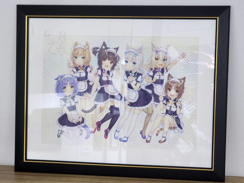 【直筆サイン入り】『ネコぱら10周年展in上野マルイ』インテリアアート