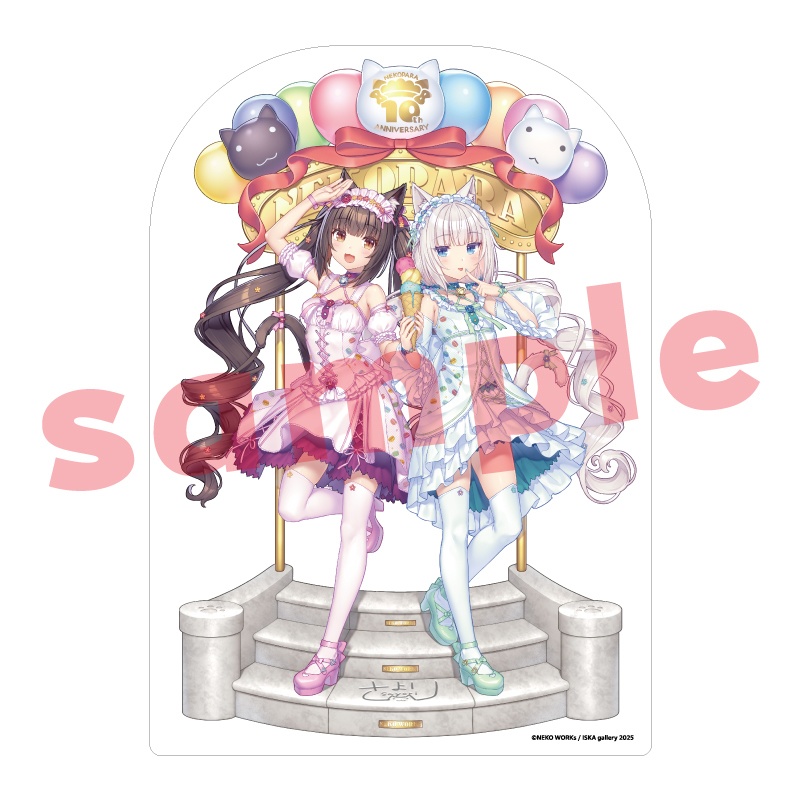 POPスタンド　『ネコぱら10周年展in上野マルイ』