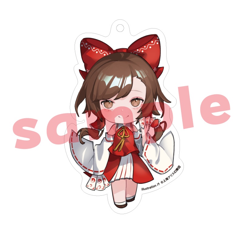 【受注生産】博麗霊夢_ﾉﾁ_アクリルキーホルダー