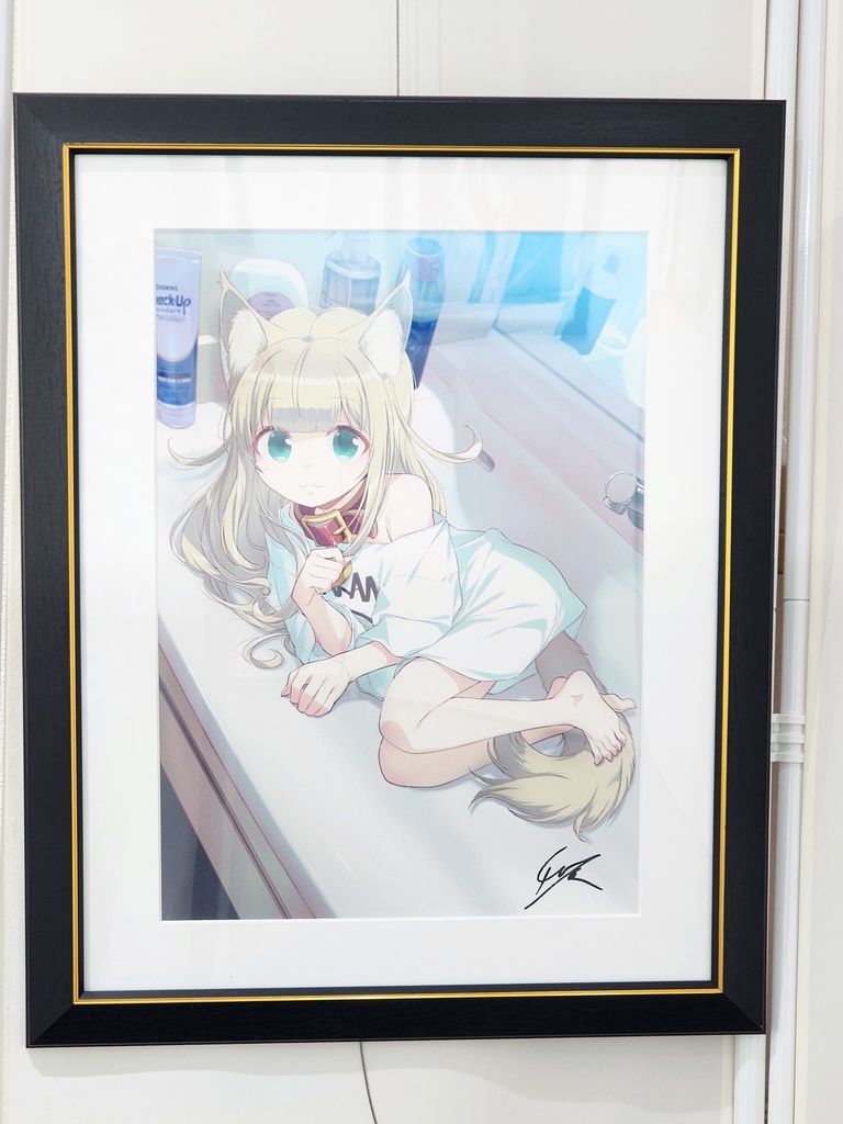 インテリアアート『nya-nyArt Gallery in Yokohama』展「きなこ洗面所」