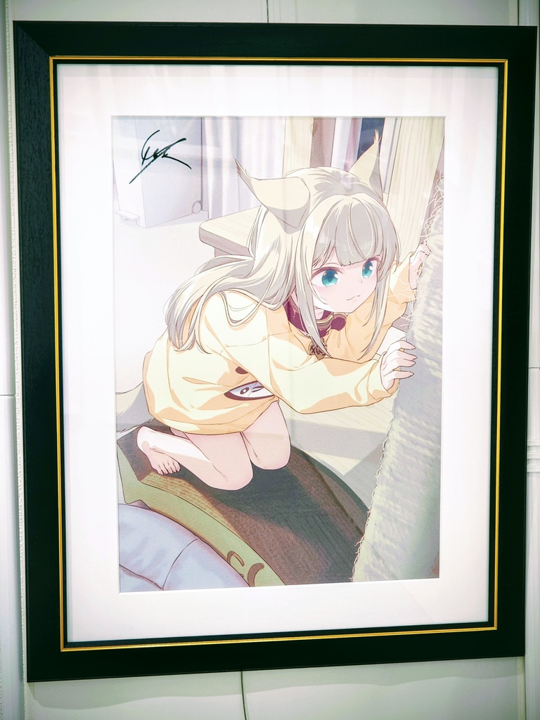 インテリアアート『nya-nyArt Gallery in Yokohama』展「きなこ爪とぎ」