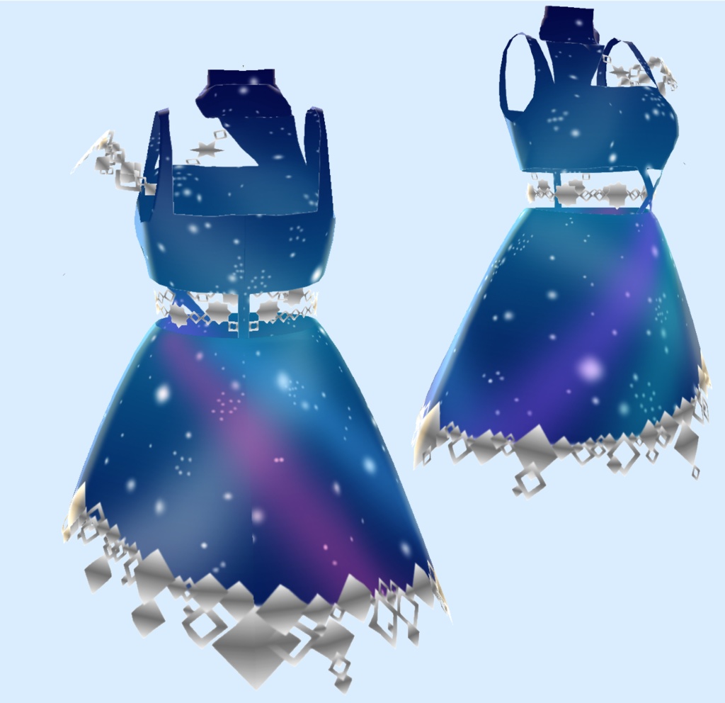 【VRoid正式版】宇宙柄ワンピース