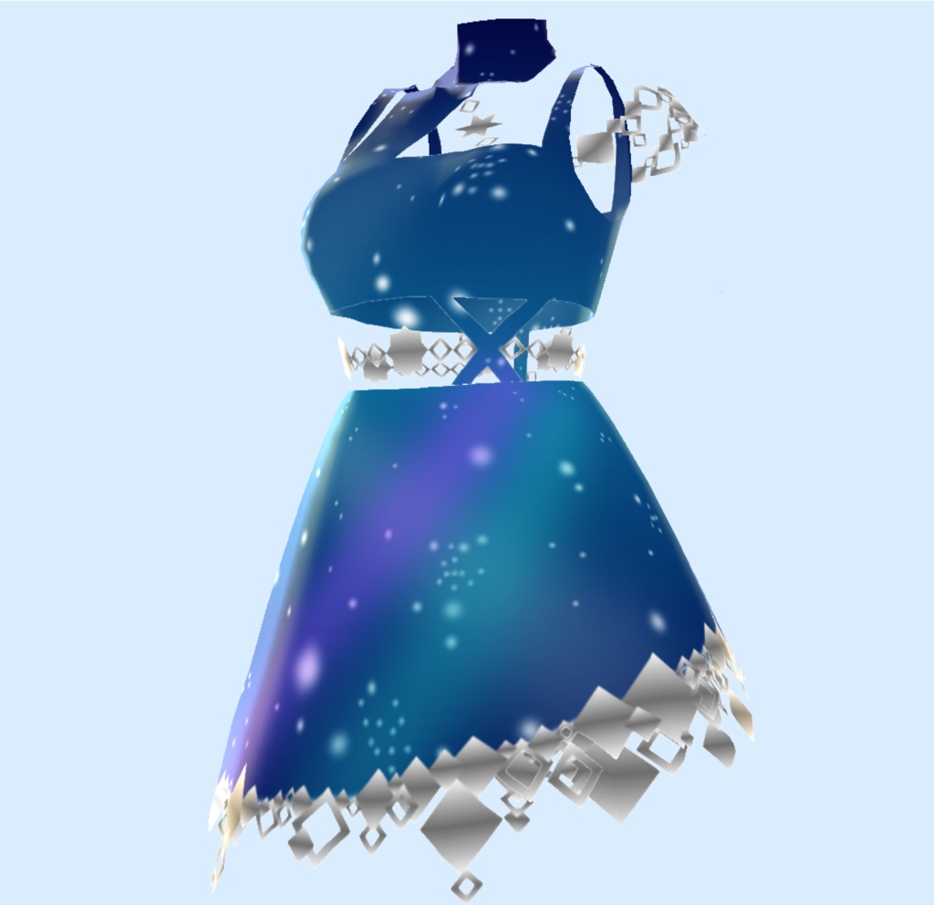 【VRoid正式版】宇宙柄ワンピース