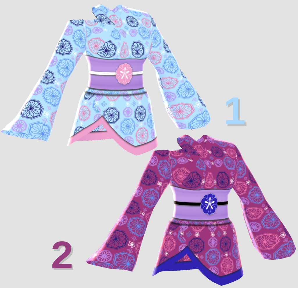 【無料版あり】VRoid 正式版 レイトピア式浴衣