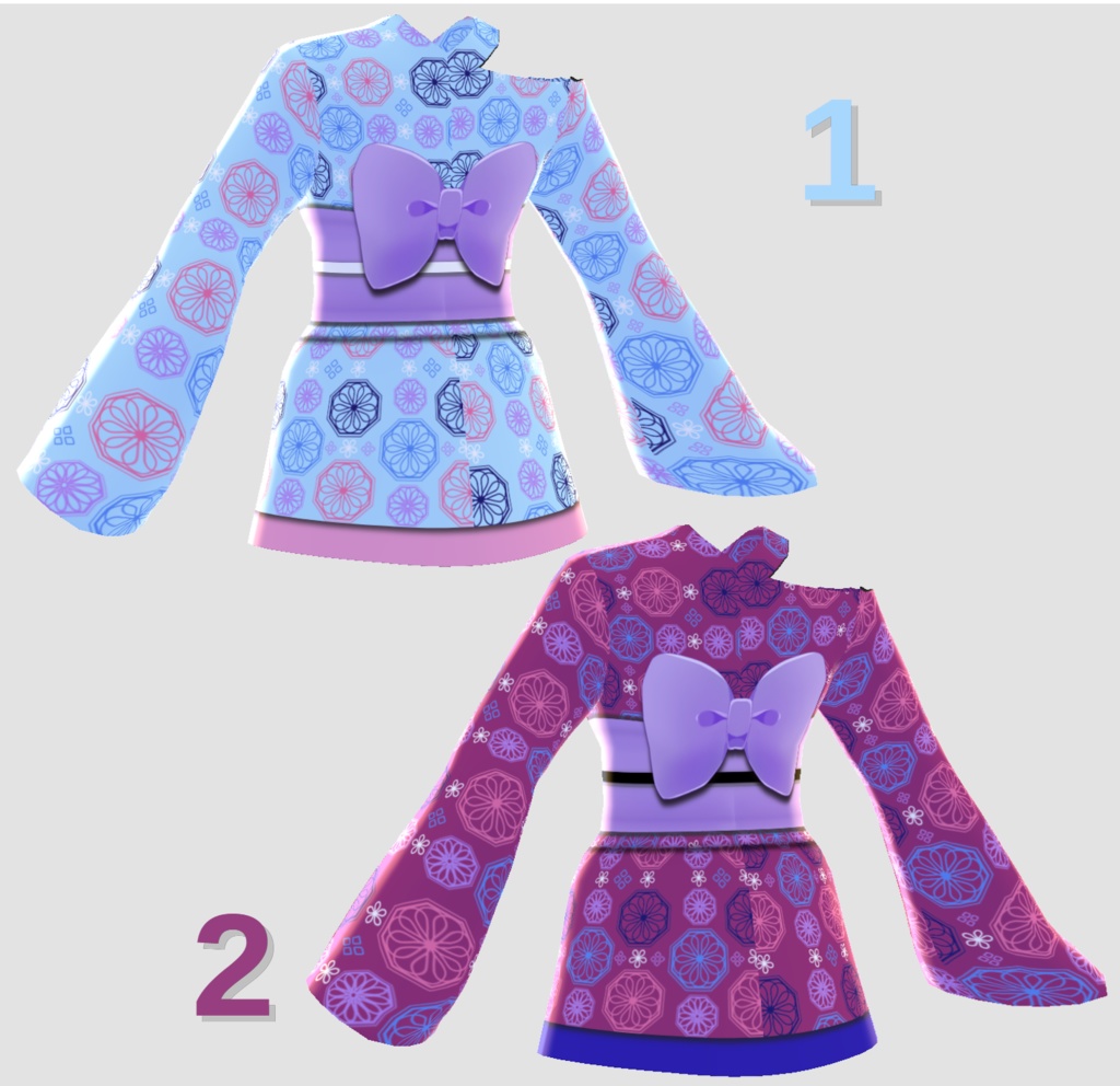 【無料版あり】VRoid 正式版 レイトピア式浴衣