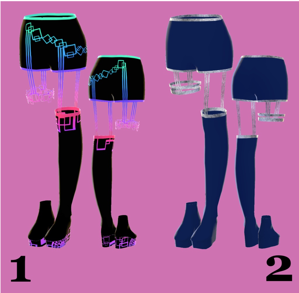 【無料版あり】VRoid ショートジャケットセット