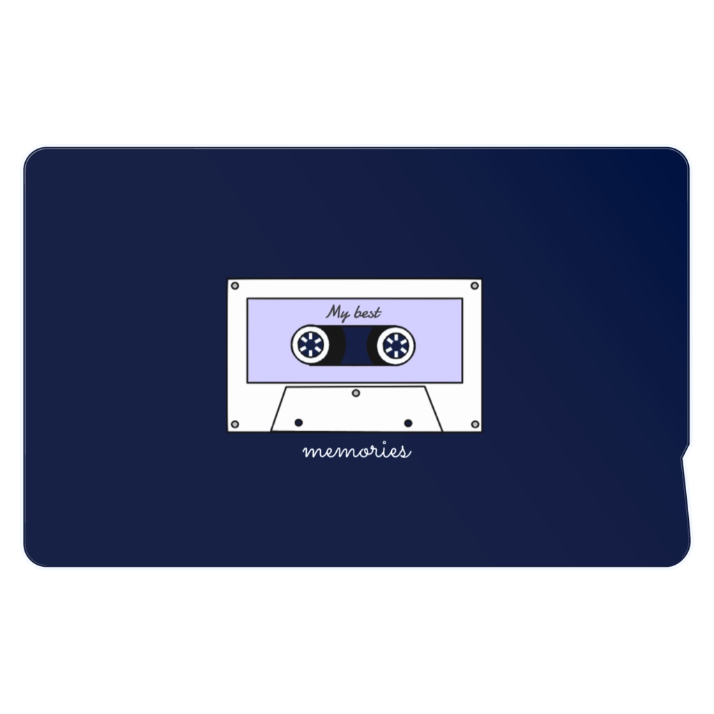 ICカードステッカー　カセットテープ3