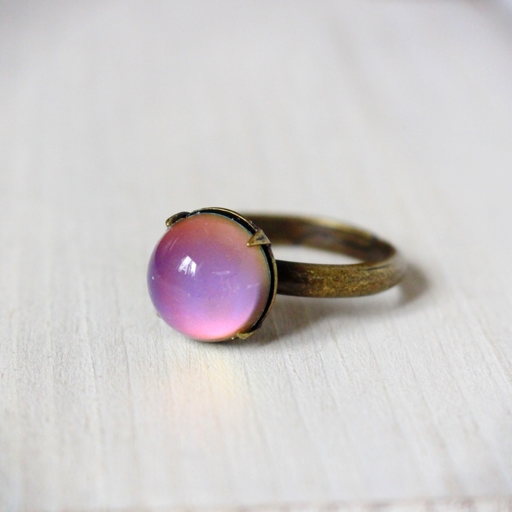 虹色☆温度で色が変わる指輪10