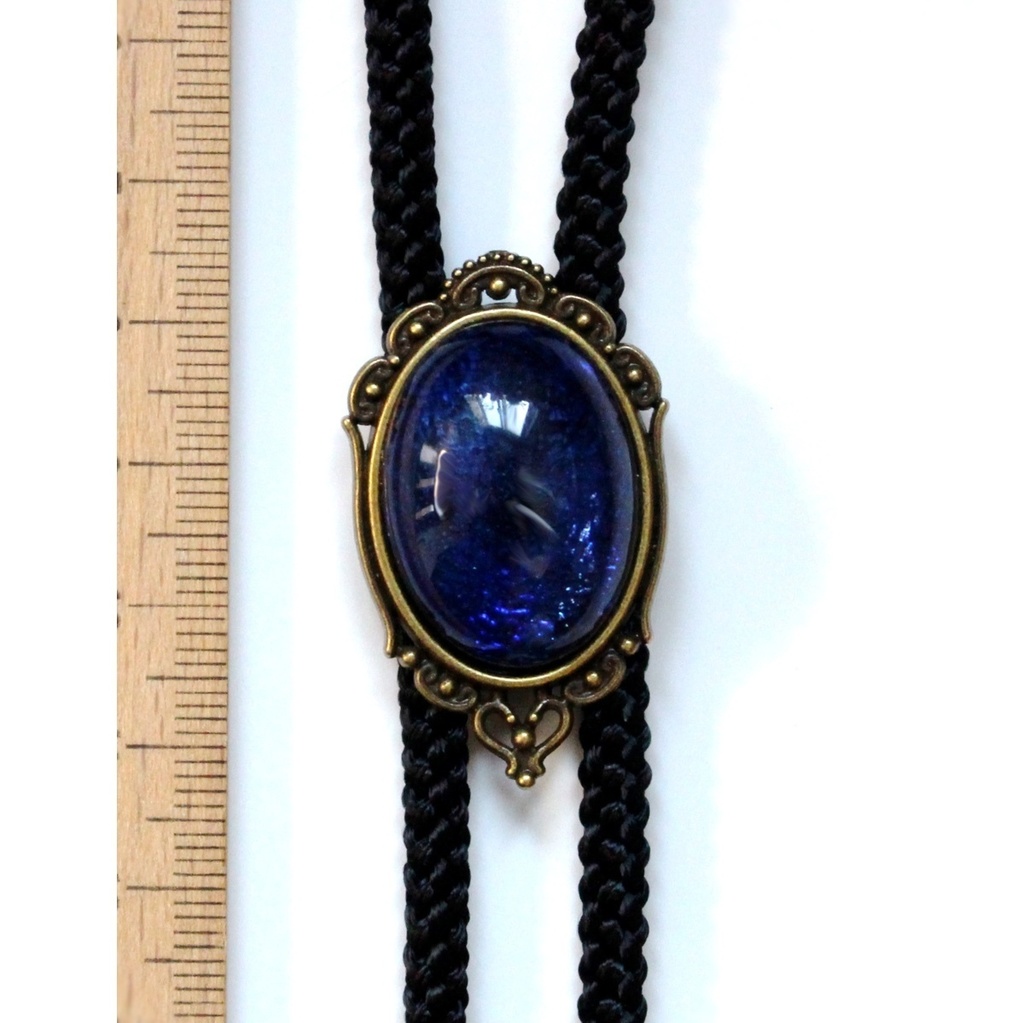 海にうつる月光色 ブラックドラゴンズブレス ループタイ25