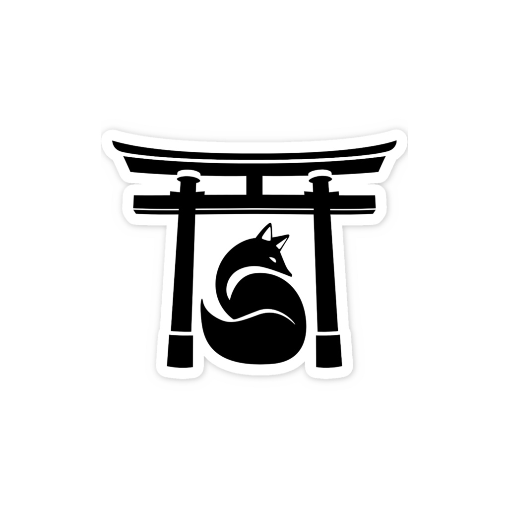 金之千夜丸 シンボルロゴステッカー