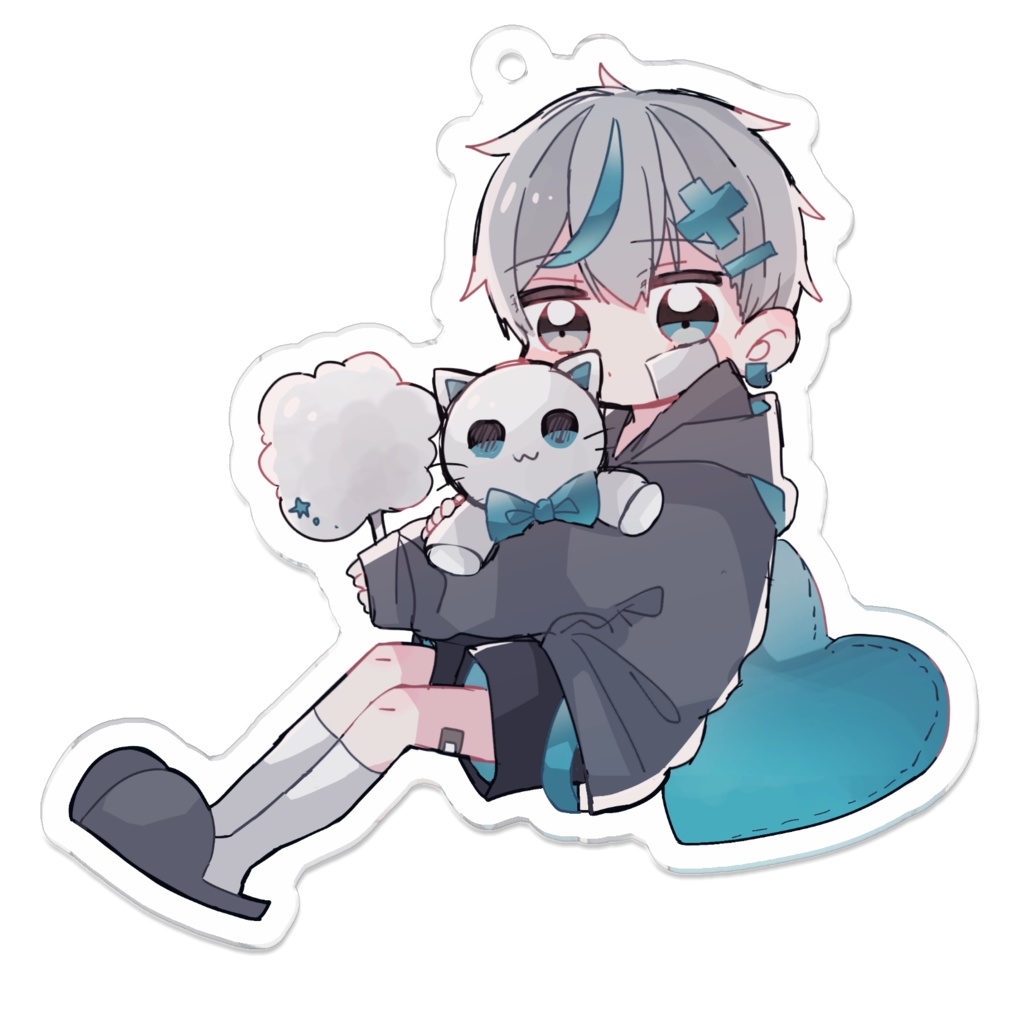 るくぅたのアクリルキーホルダー