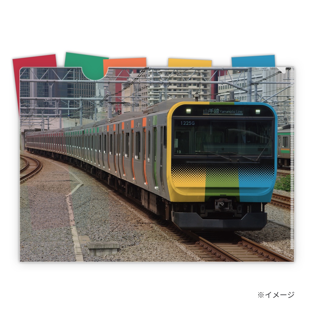 ウソ電色変えクリアファイル