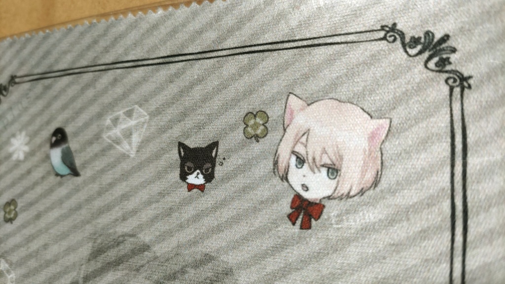 エミールとユベールのメガネ拭き