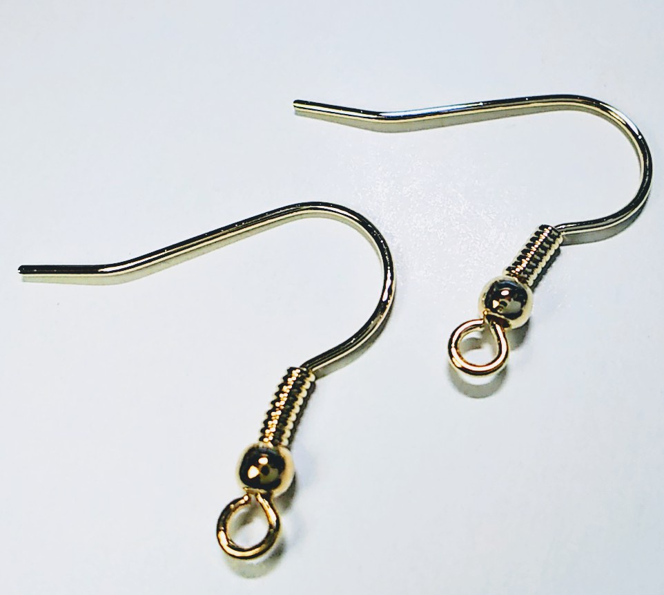 花 ピアス:イヤリング white/gray