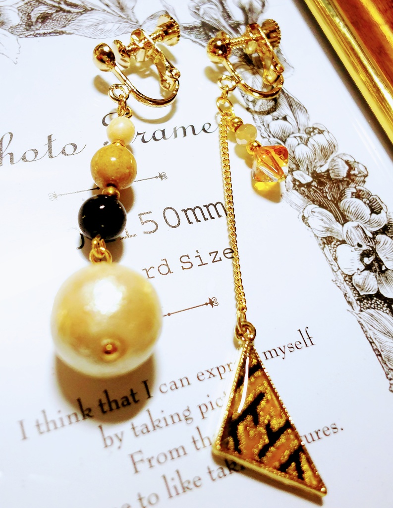 ピアス＋イヤリング（ triangle/Circle)