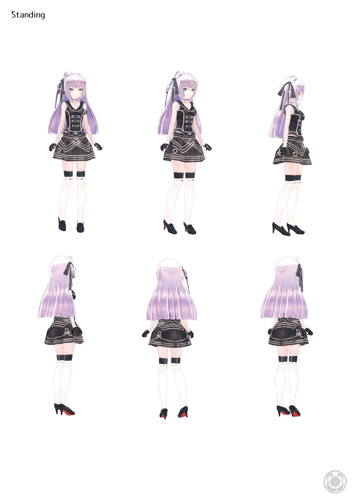 KUKURiオリジナル3Dアバターキャラクター 桜川虎子(TORAKO SAKURAGAWA ver1.0.0 forVRC)+おまけ forVRM形式
