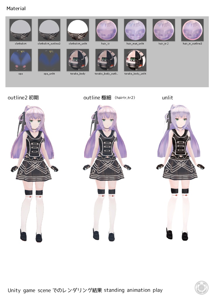 KUKURiオリジナル3Dアバターキャラクター 桜川虎子(TORAKO SAKURAGAWA ver1.0.0 forVRC)+おまけ forVRM形式