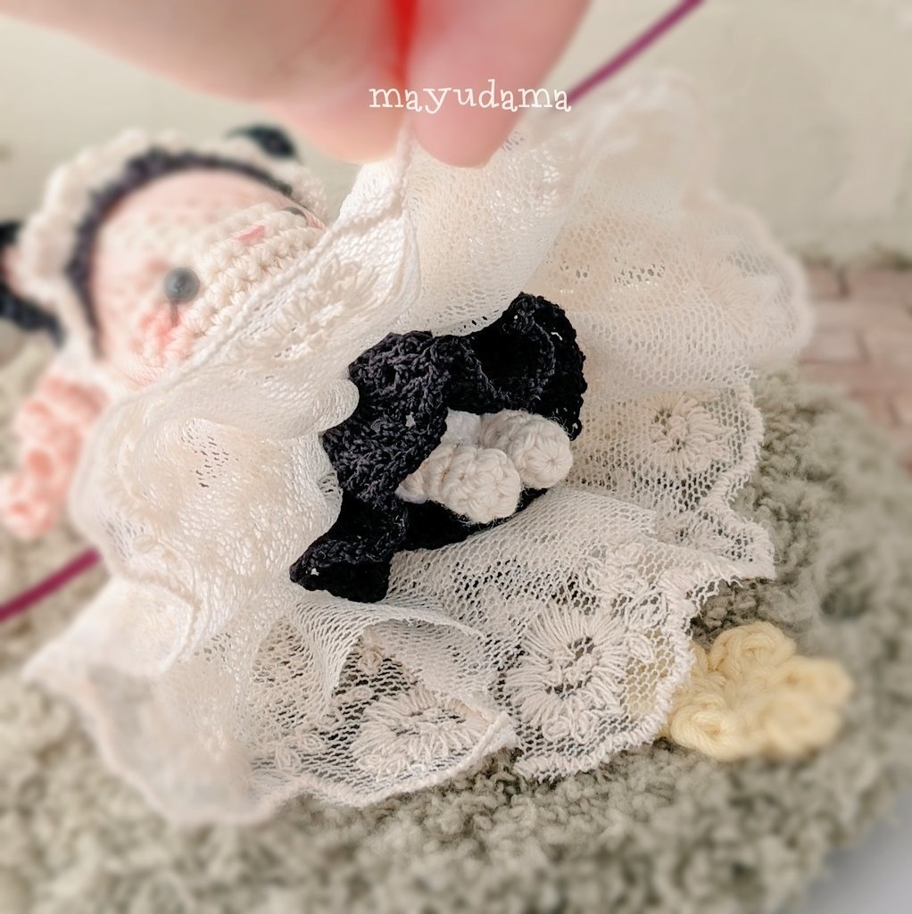 【あみぐるみ】ネコ耳ちびっ子ちゃん