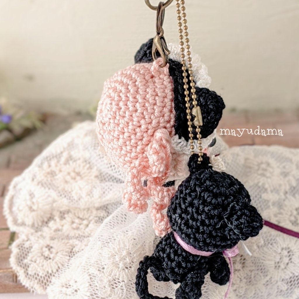 【あみぐるみ】ミニミニ黒猫ちゃん