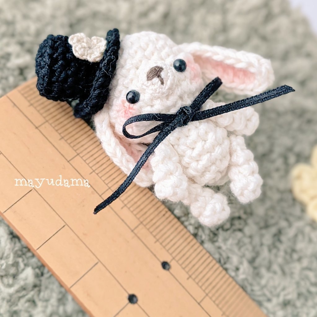 ちびっ子アリス&ミニミニうさちゃん【あみぐるみ】