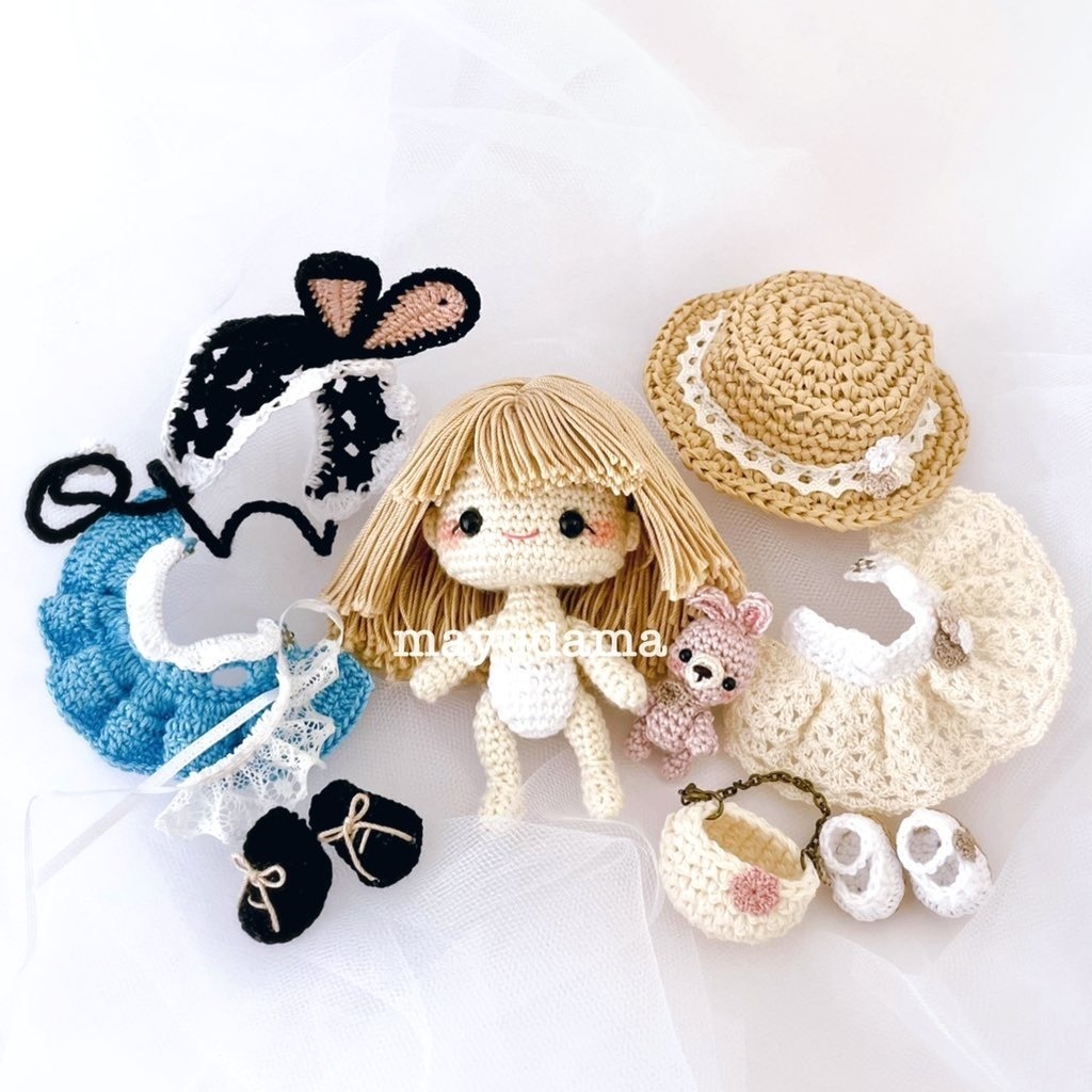 きせかえあみぐるみ女の子&ミニミニうさちゃん