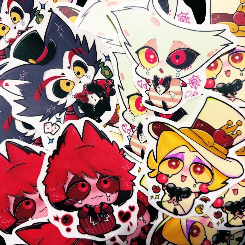 Hazbin Hotel／ハズビンホテル 泣き虫ステッカー